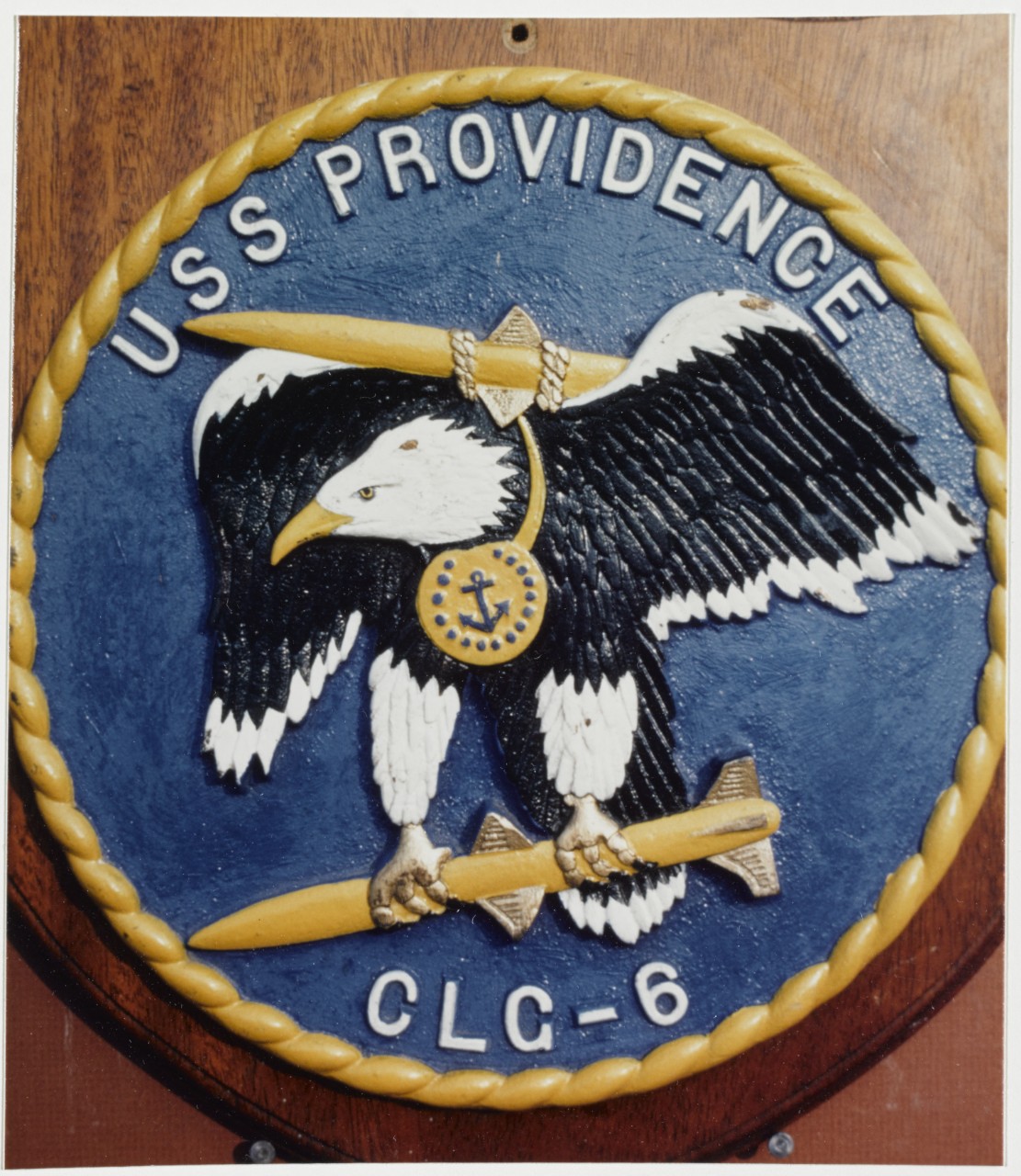 Photo #: NH 102467-KN Insignia of USS Providence
