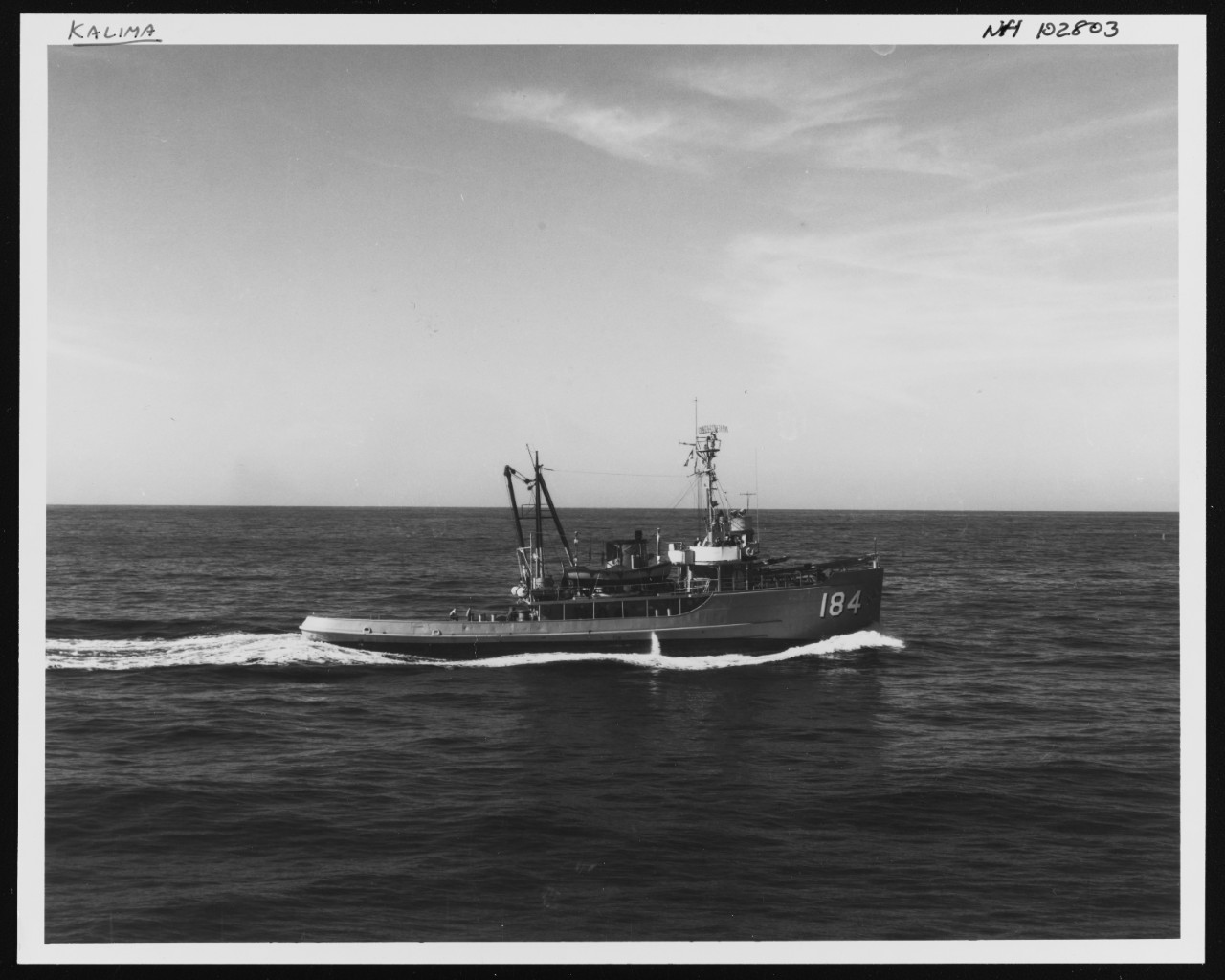 Photo #: NH 102803  USS Kalmia