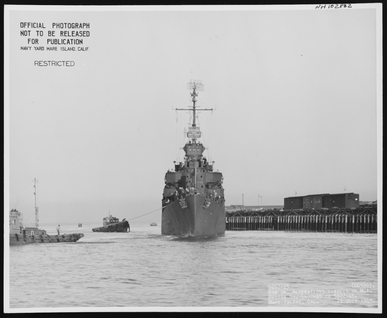 Photo #: NH 102862  USS Young