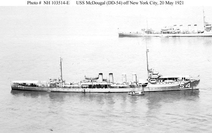 Photo #: NH 103514-E  USS McDougal