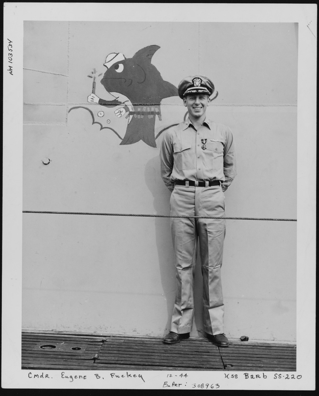 Photo #: NH 103534  Commander Eugene B. Fluckey, USN