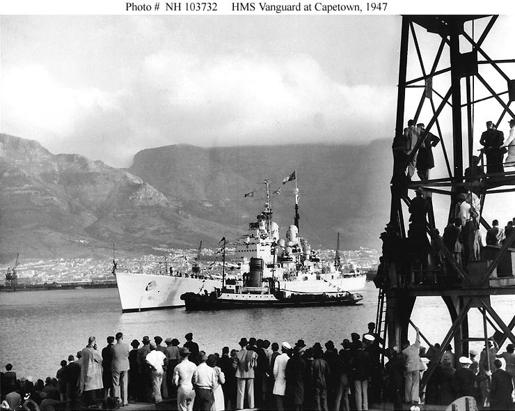 Photo #: NH 103732  HMS Vanguard