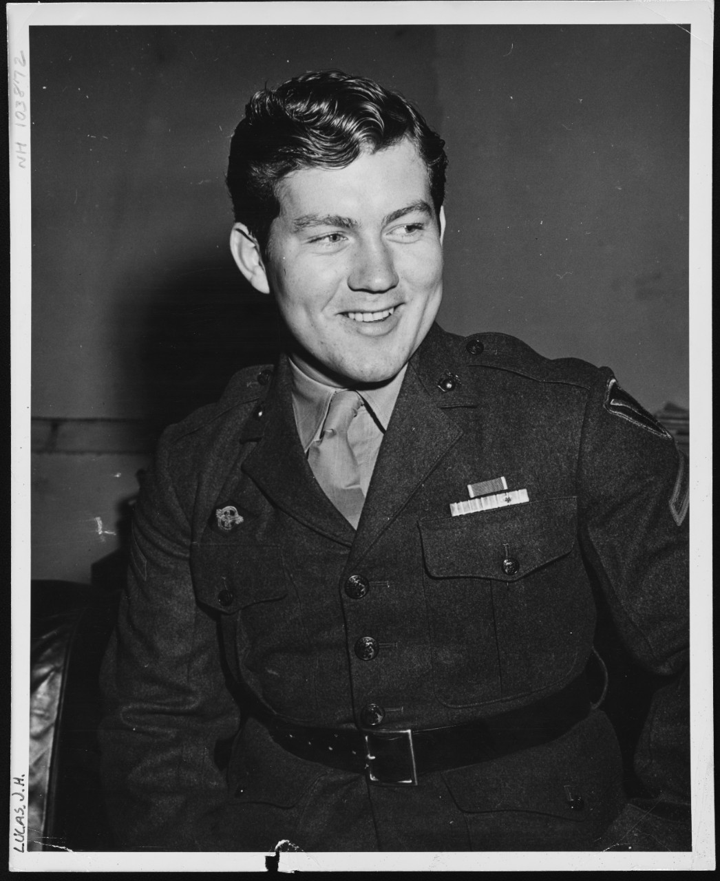 Photo #: NH 103872  Private First Class Jacklyn H. Lucas, USMCR