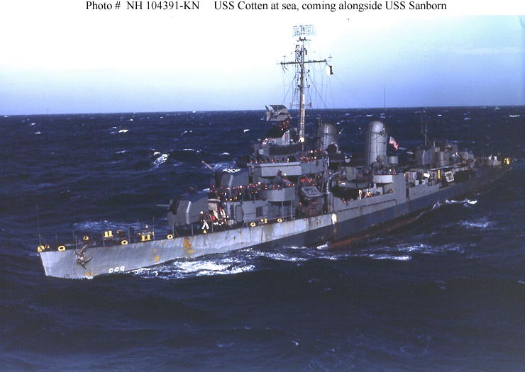 Photo #: NH 104391-KN USS Cotten