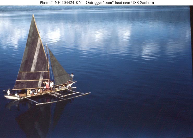 Photo #: NH 104424-KN Outrigger &quot;Bum&quot; Boat