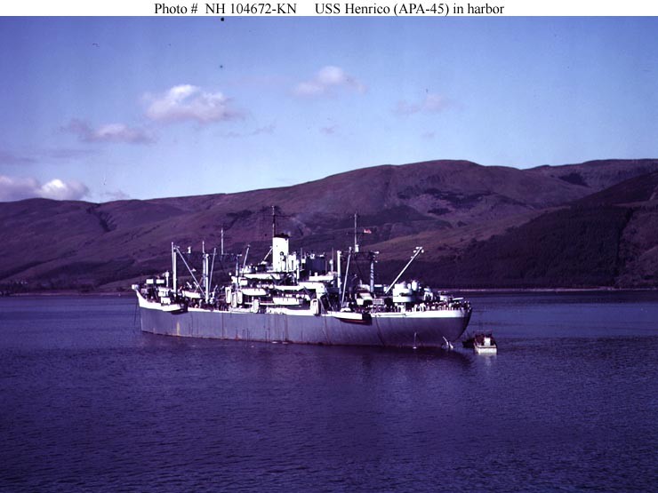 Photo #: NH 104672-KN USS Henrico