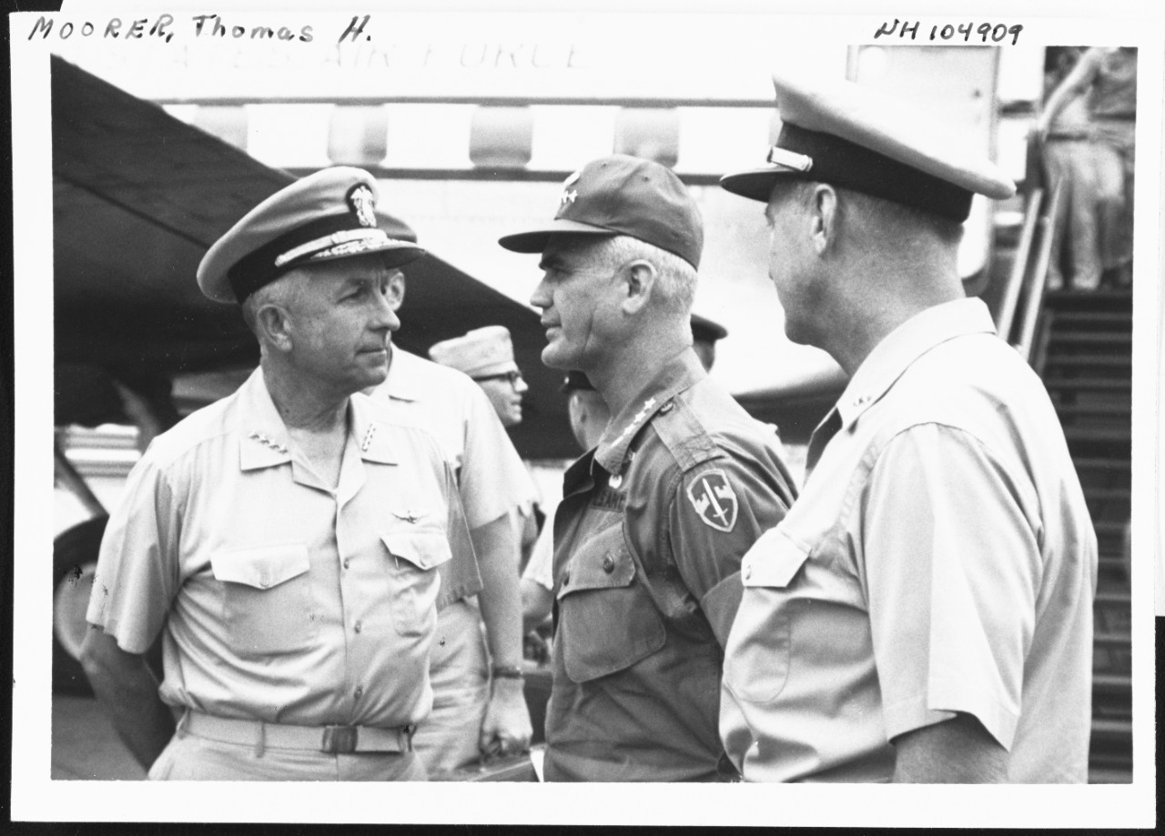 Photo #: NH 104909  Admiral Thomas H. Moorer, USN