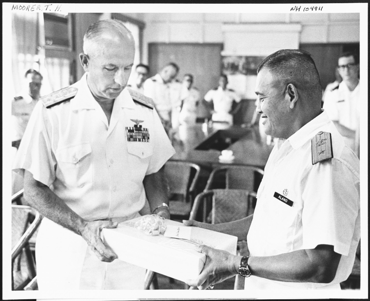Photo #: NH 104911  Admiral Thomas H. Moorer, USN