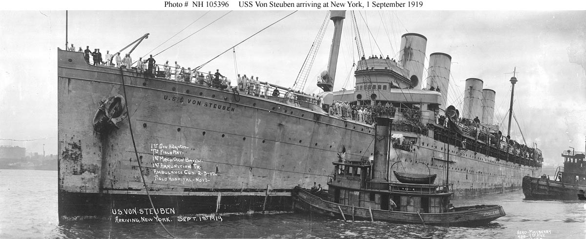 Photo #: NH 105396  USS Von Steuben