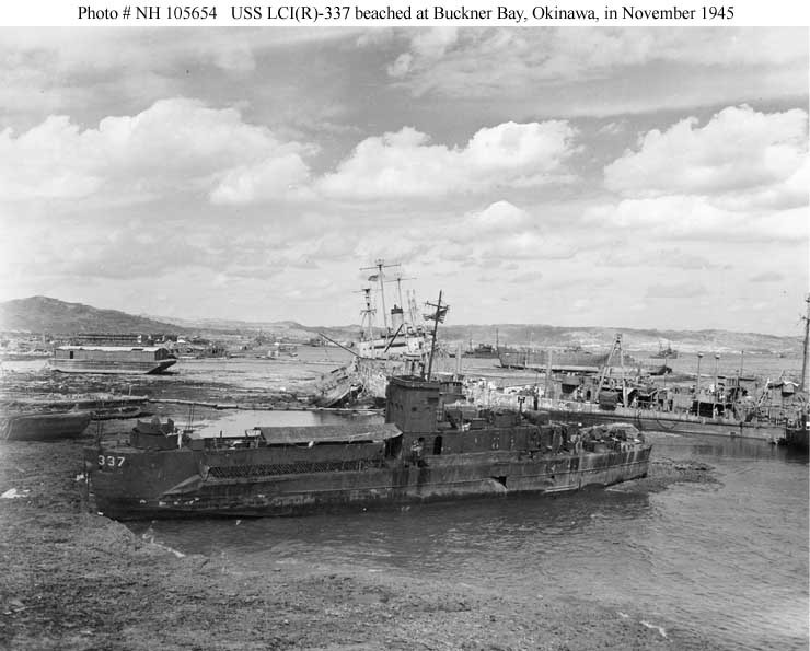 Photo #: NH 105654  USS LCI(R)-337