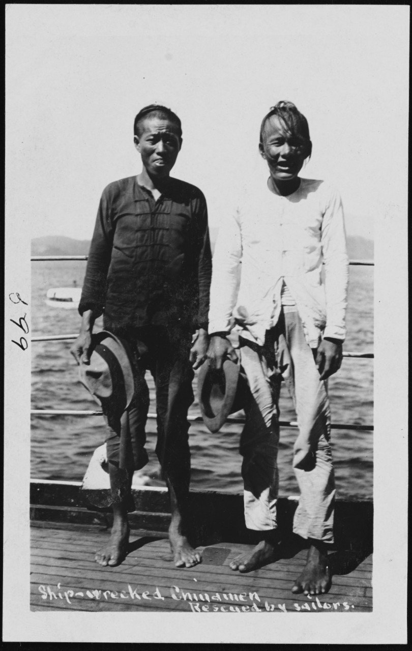 Photo #: NH 106108  Shipwrecked Chinese Men