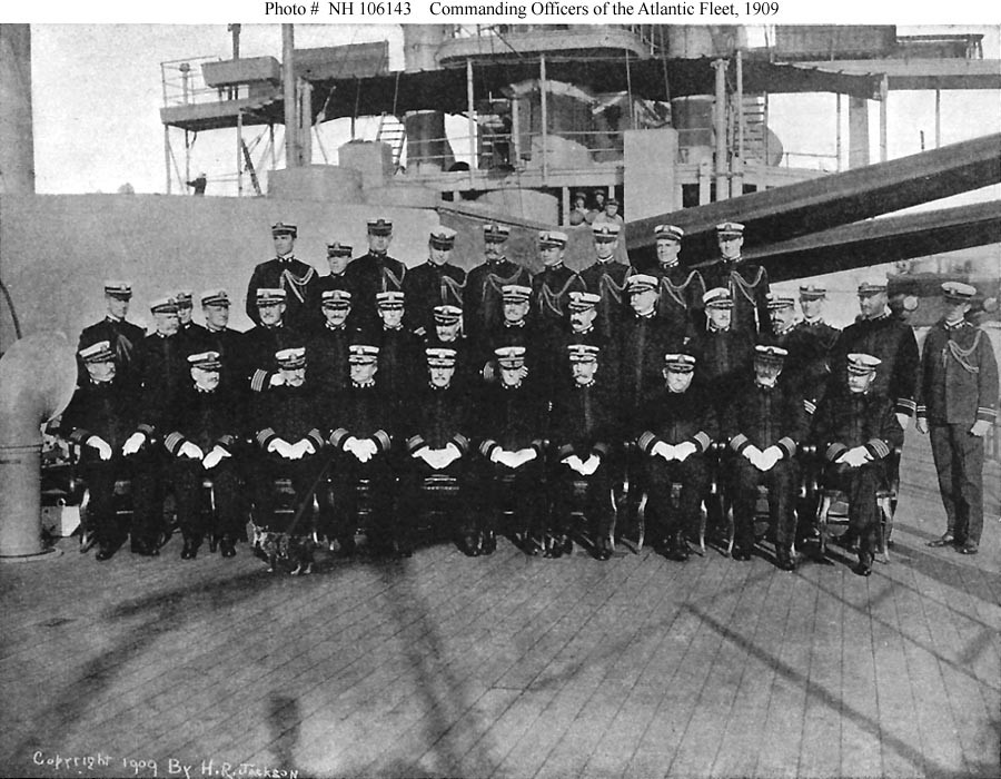 Photo #: NH 106143  Atlantic Fleet Senior Commanders, Staff Officers and Ship Commanding Officers