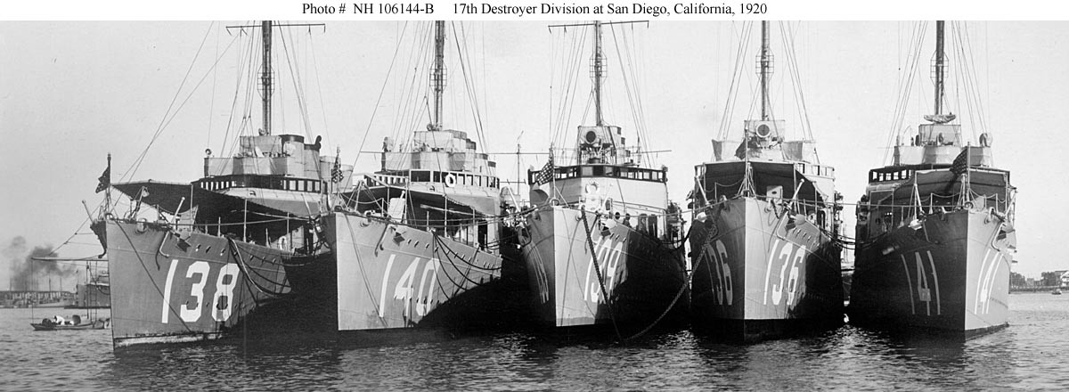 Photo #: NH 106144-B  Destroyer Division Seventeen