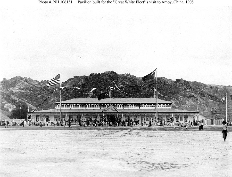 Photo #: NH 106151  &quot;Great White Fleet&quot; World Cruise, 1907-1909