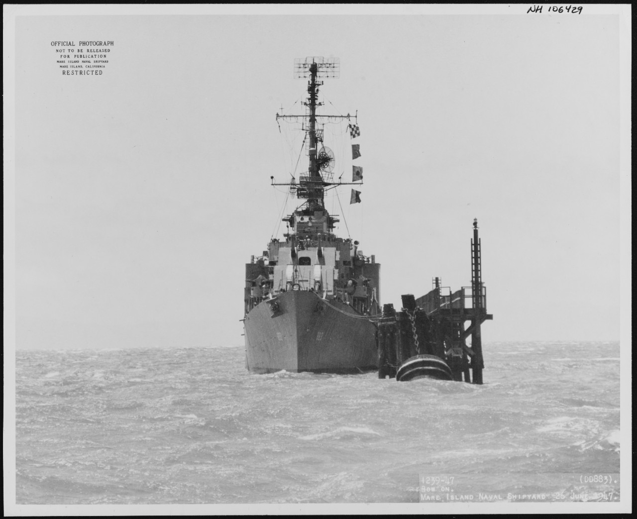 Photo #: NH 106429  USS Newman K. Perry