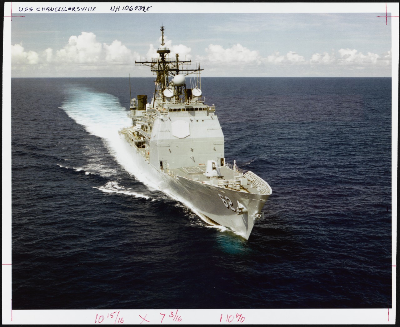 Photo #: NH 106532-KN USS Chancellorsville