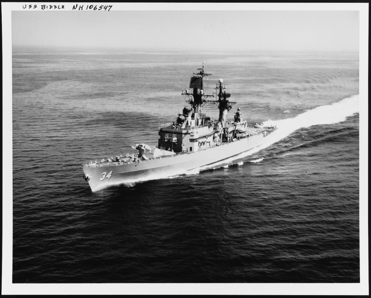 Photo # NH 106547  USS Biddle