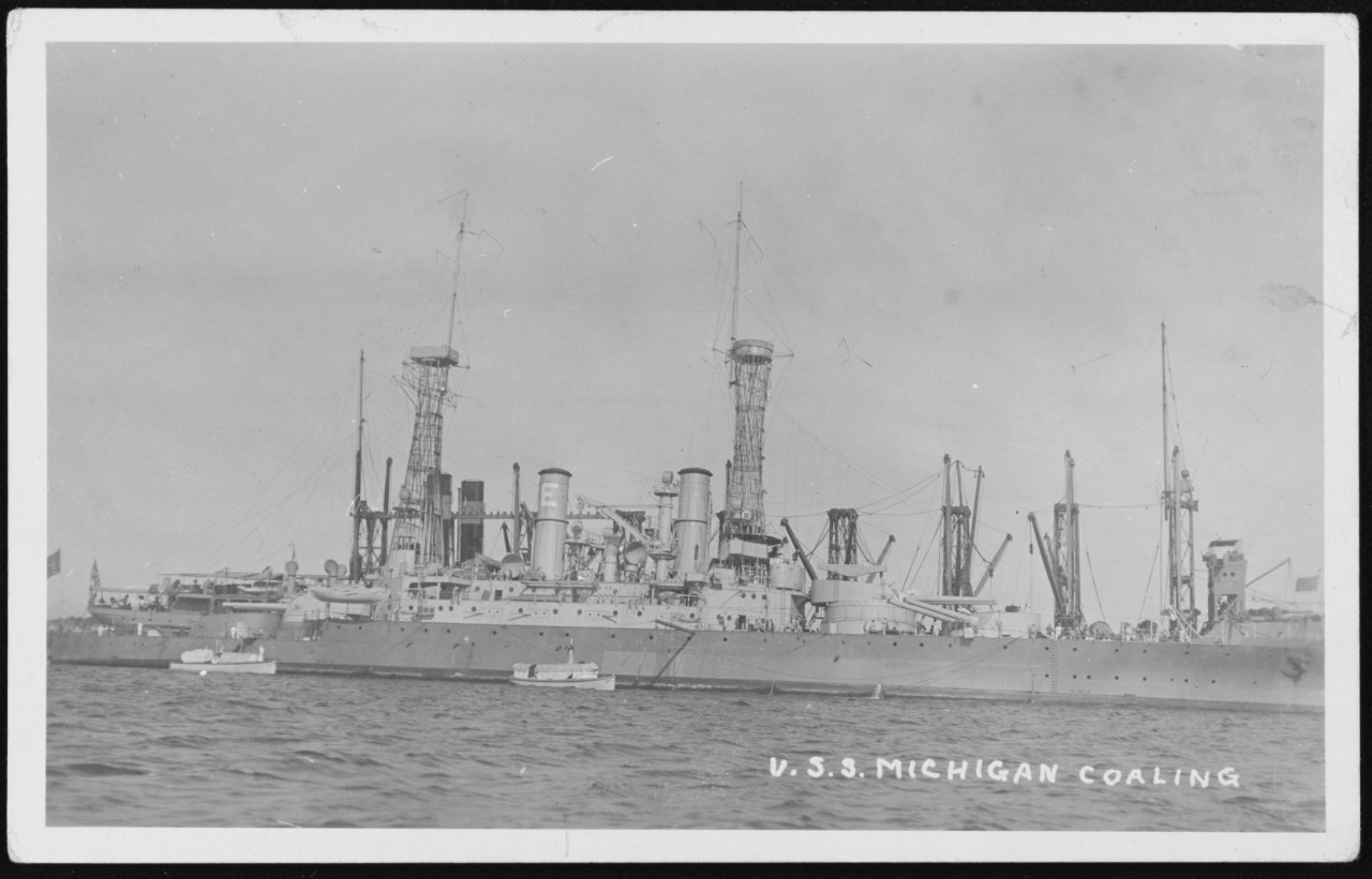 Photo #: NH 106696  USS Michigan