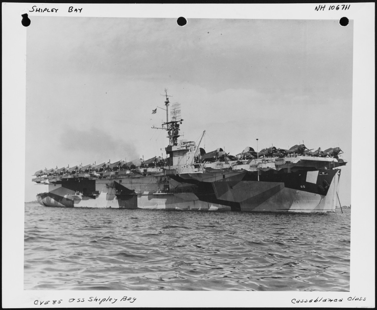 Photo # NH 106711  USS Shipley Bay