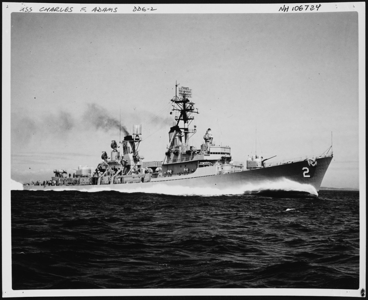 Photo # NH 106724  USS Charles F. Adams