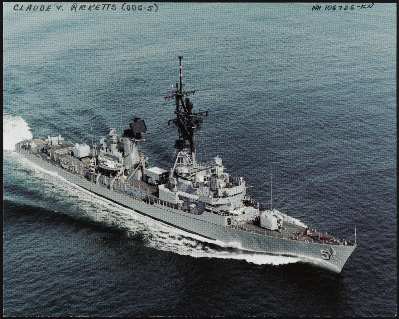 Photo # NH 106726-KN USS Claude V. Ricketts