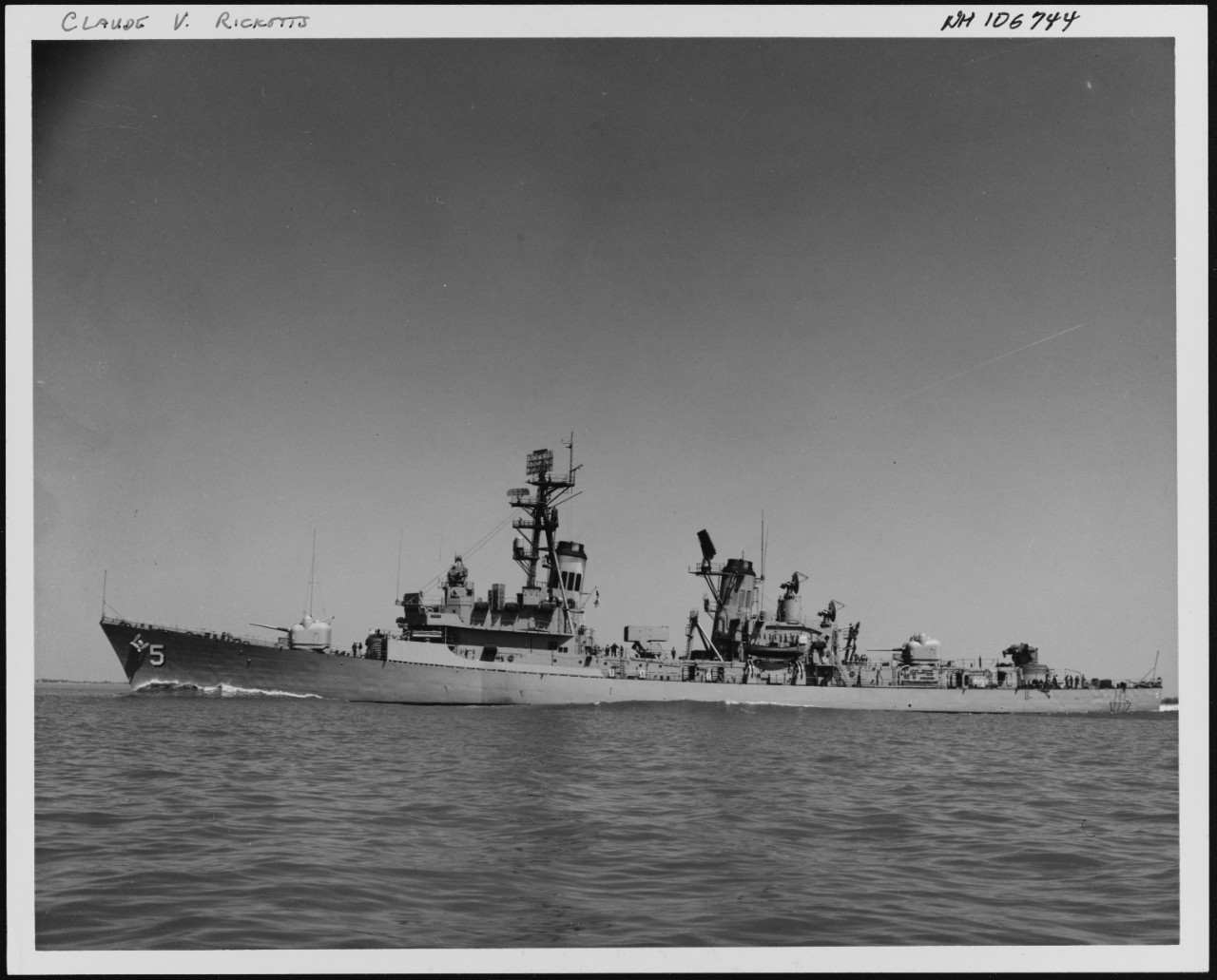 Photo # NH 106744  USS Biddle