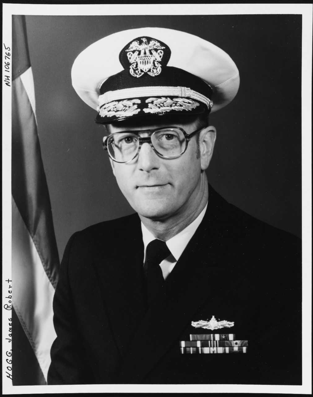 Photo #: NH 106765  Rear Admiral James R. Hogg, USN