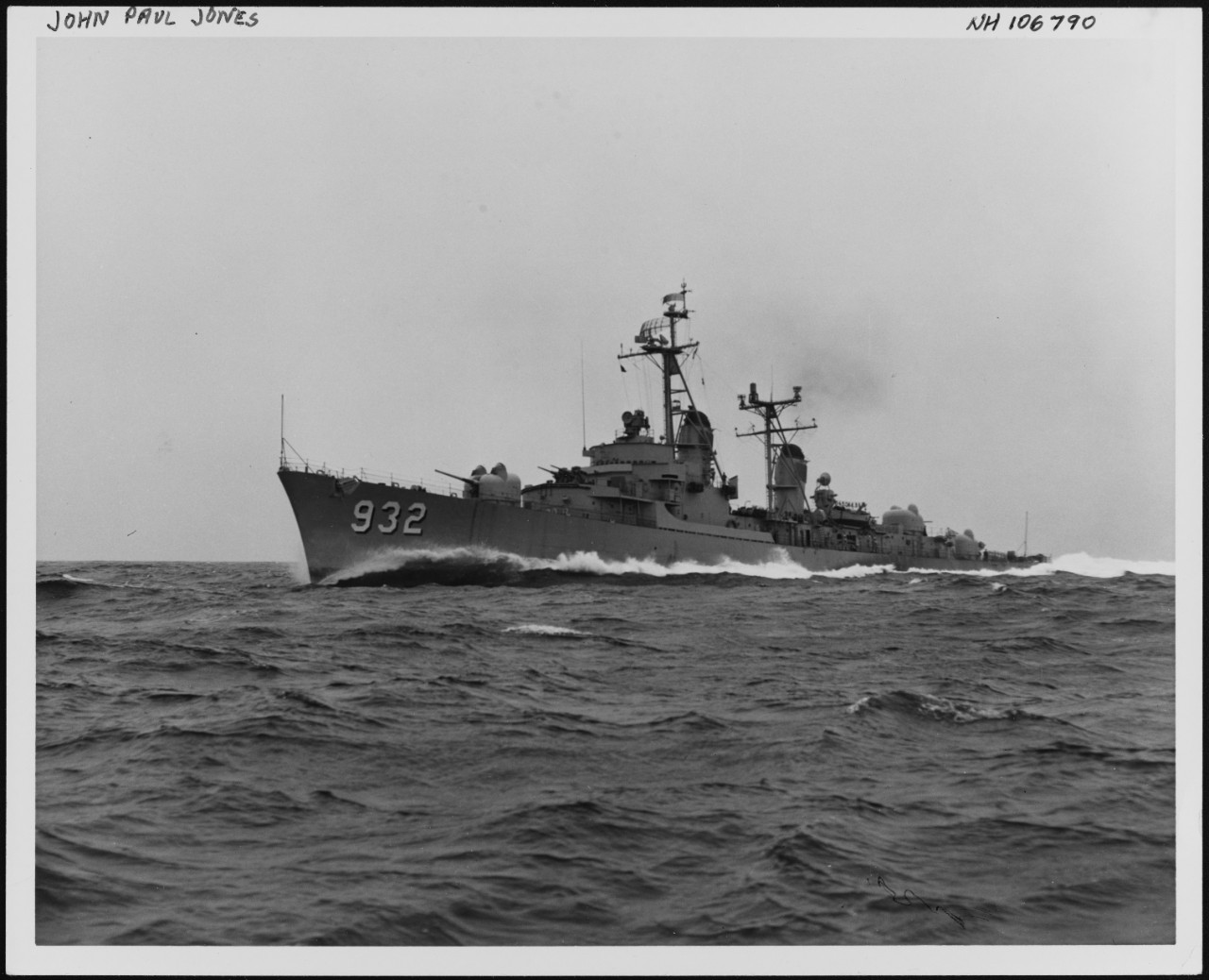 Photo # NH 106790  USS John Paul Jones