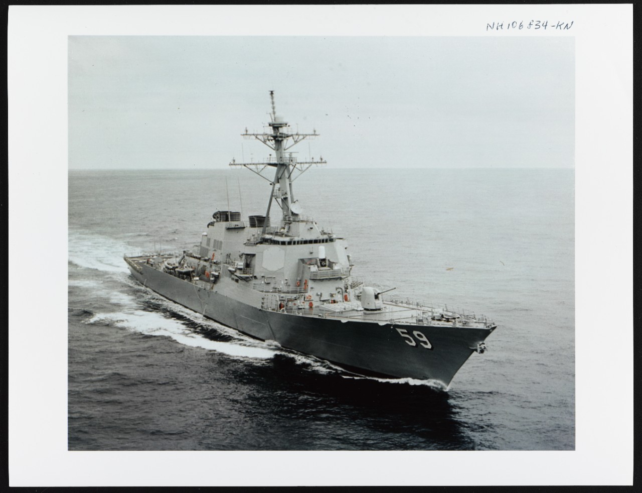 Photo # NH 106834-KN USS Russell