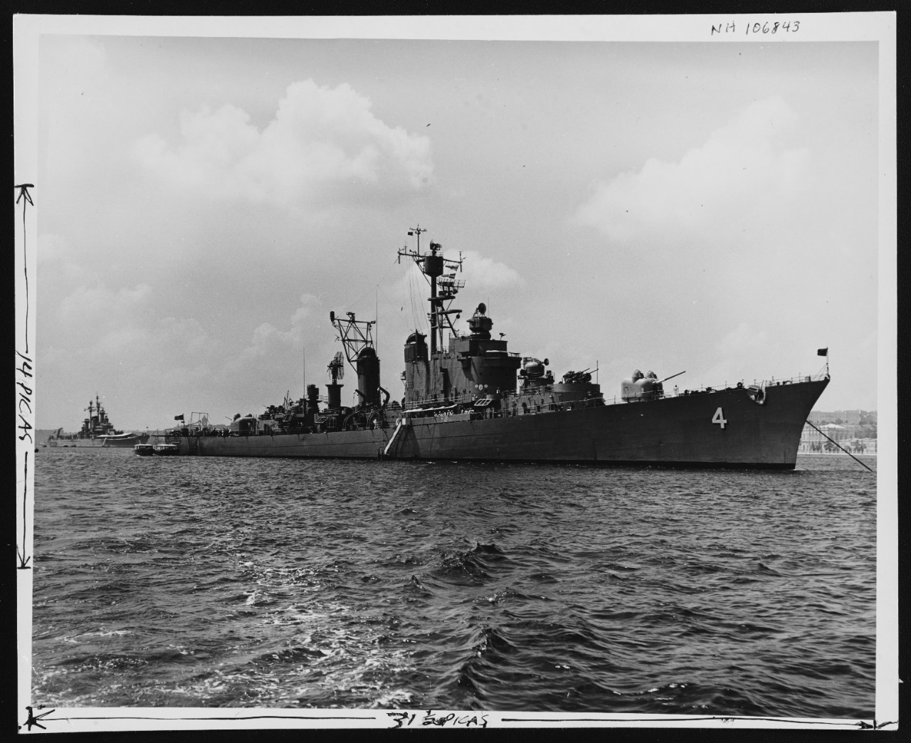 NH 106843  USS Willis A. Lee