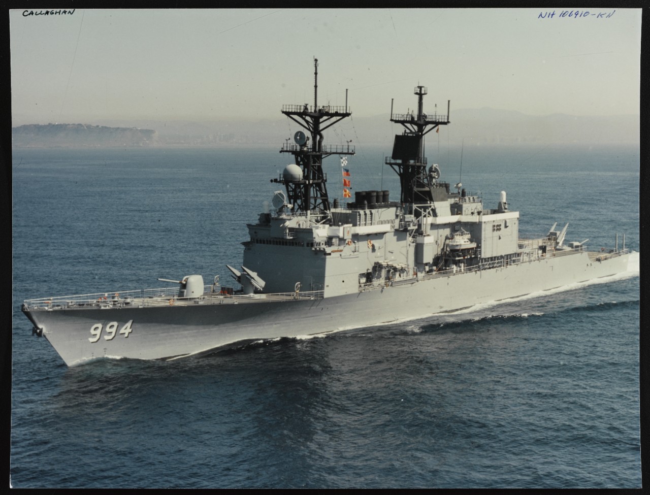Photo # NH 106910-KN USS Callaghan