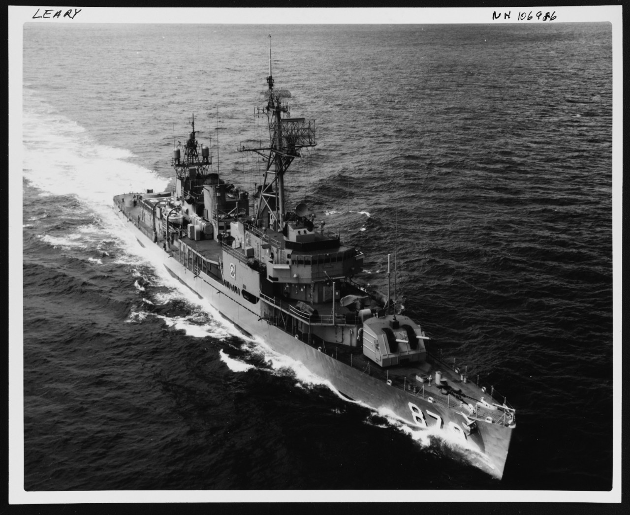 Photo # NH 106986  USS Leary