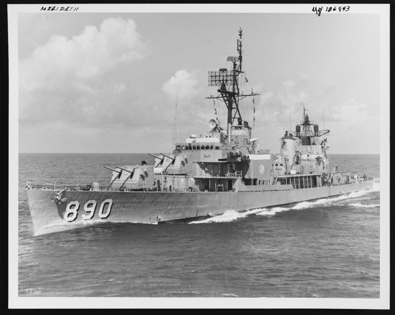 Photo # NH 106993  USS Meredith