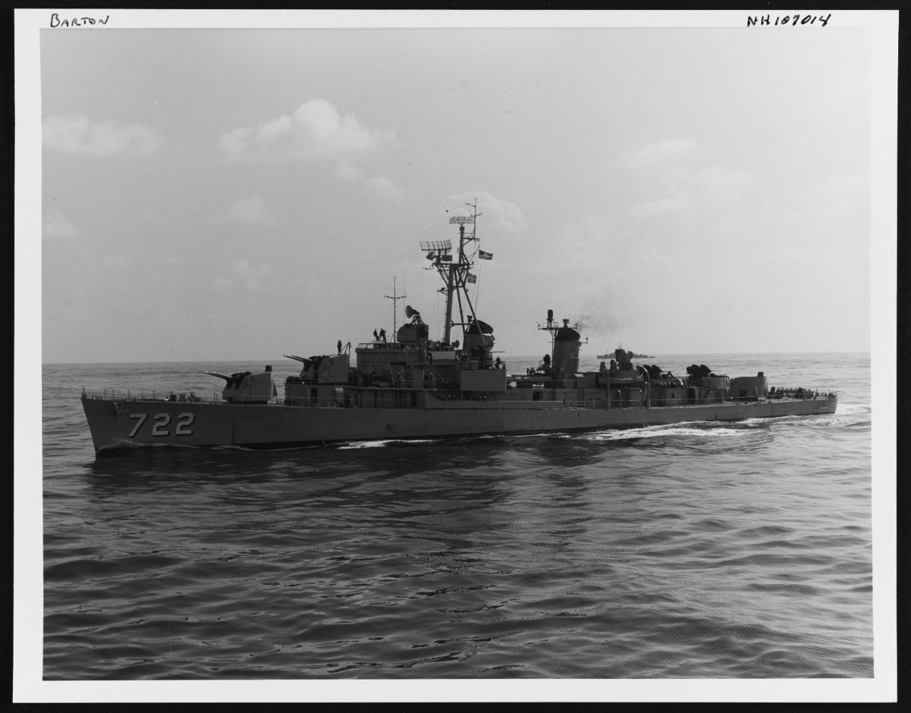 Photo #: NH 107014  USS Barton