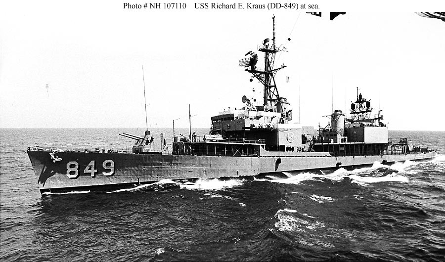 Photo #: NH 107110  USS Richard E. Kraus
