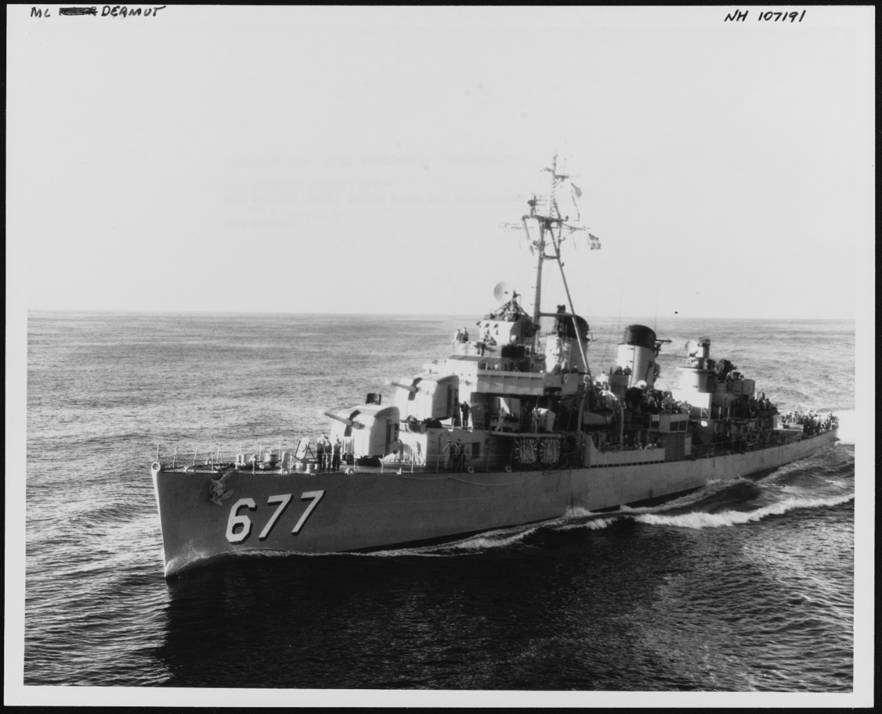 Photo #: NH 107191  USS McDermut