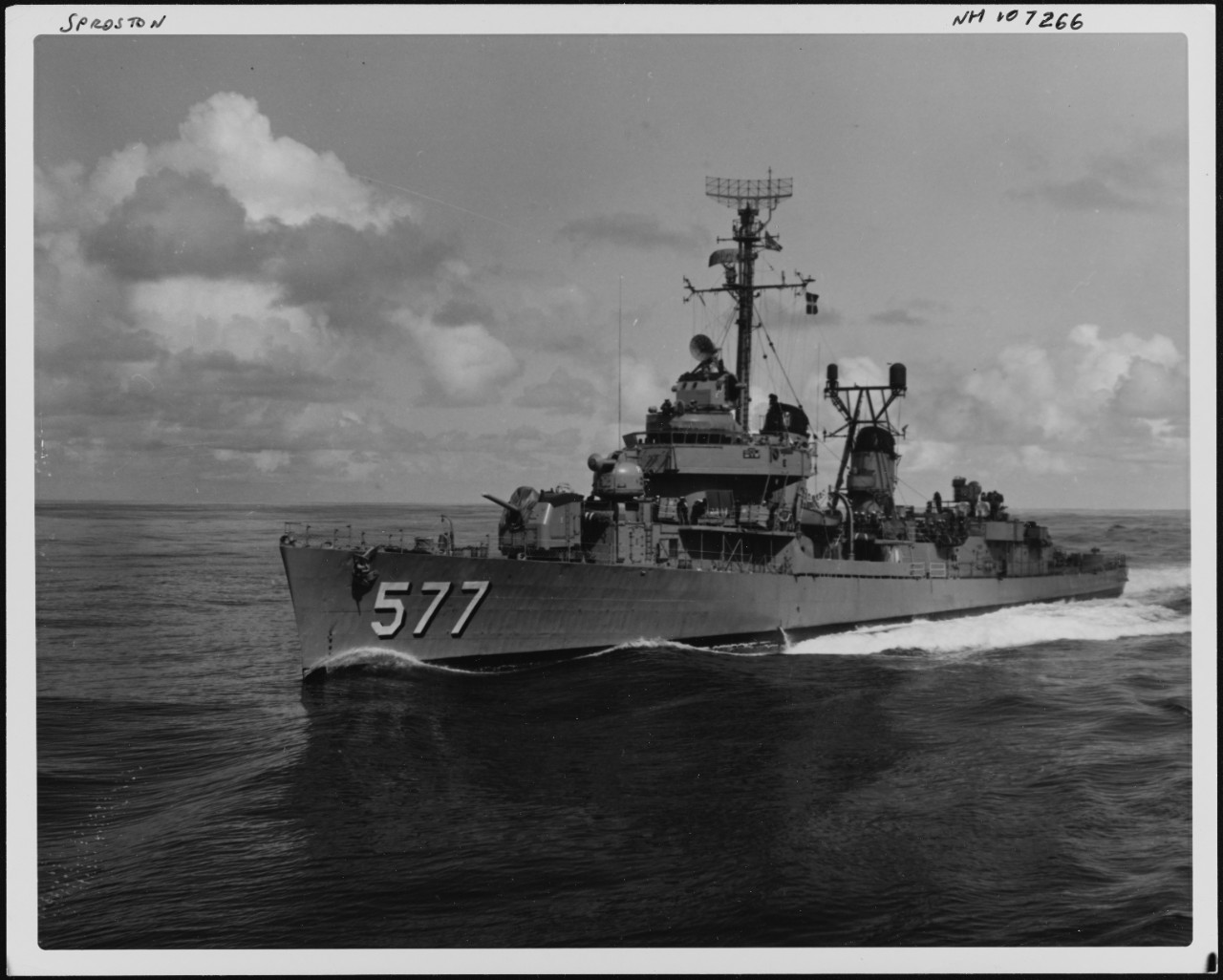 Photo #: NH 107266  USS Sproston