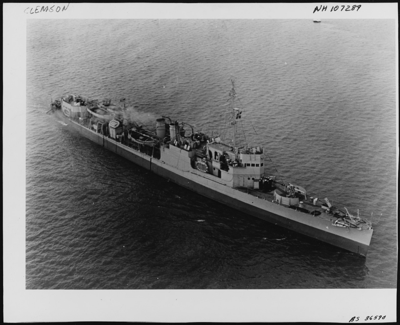Photo #: NH 107289  USS Clemson