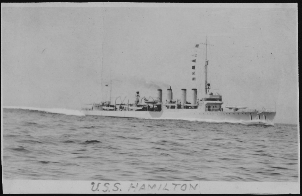 Photo #: NH 107421  USS Hamilton