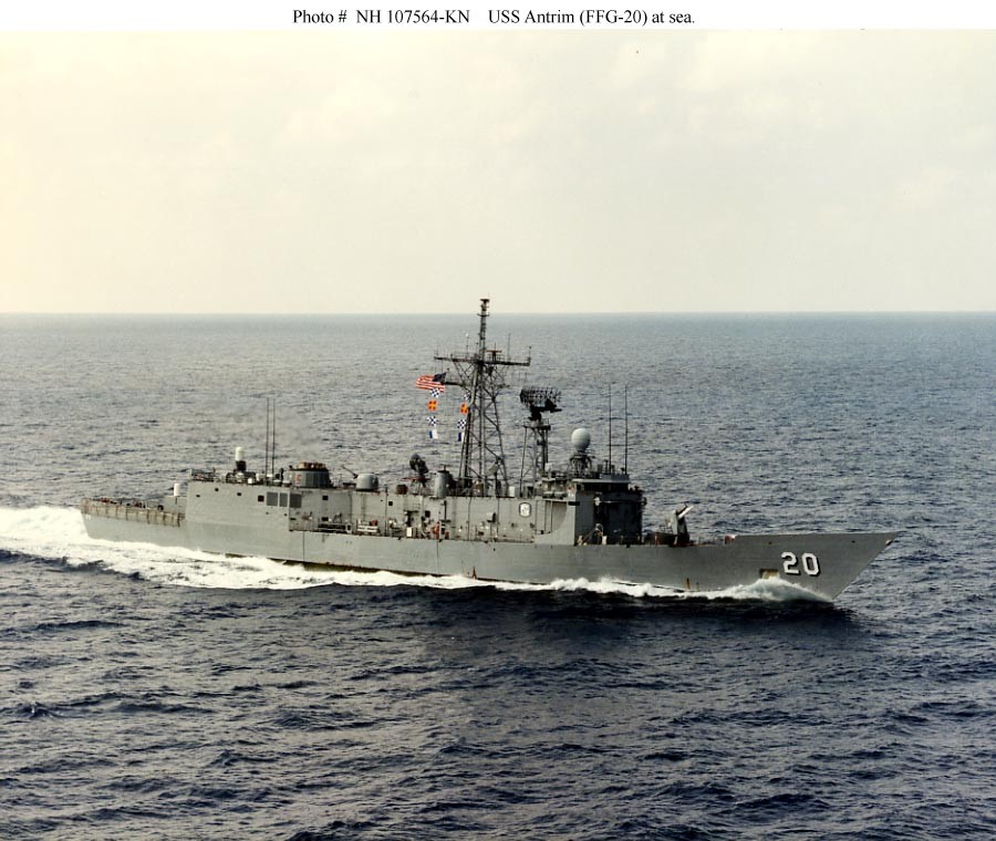 Photo #: NH 107564-KN USS Antrim