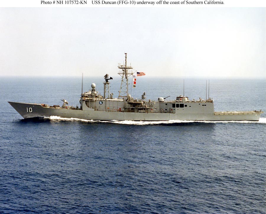 Photo #: NH 107572-KN USS Duncan