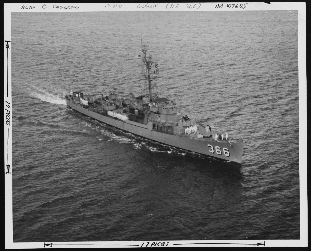 Photo #: NH 107605  USS Alvin C. Cockrell