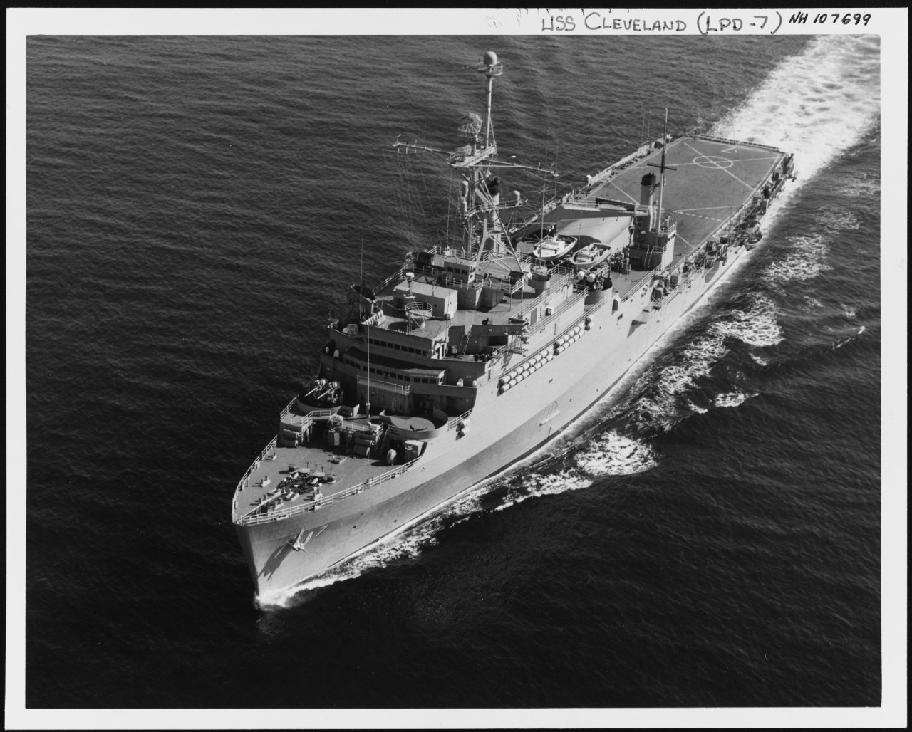 Photo #: NH 107699   USS Cleveland