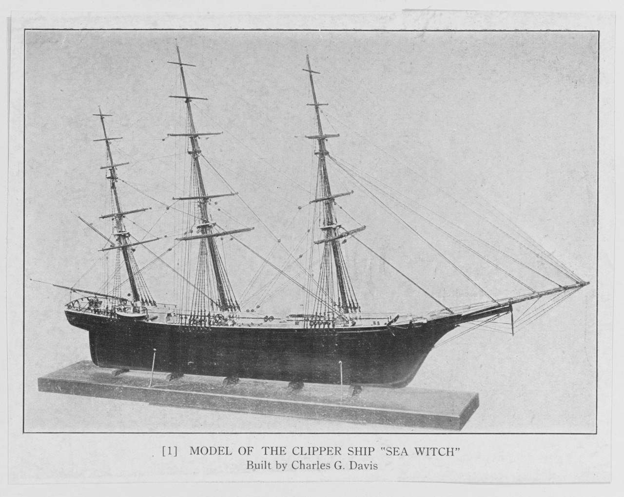 SEA WITCH (model of clipper ship)