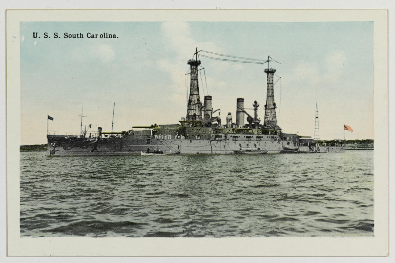 USS SOUTH CAROLINA (BB-26) (1910-1924)