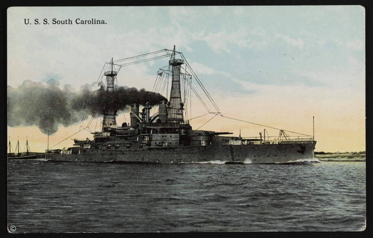 USS SOUTH CAROLINA (BB-26) (1910-1924)