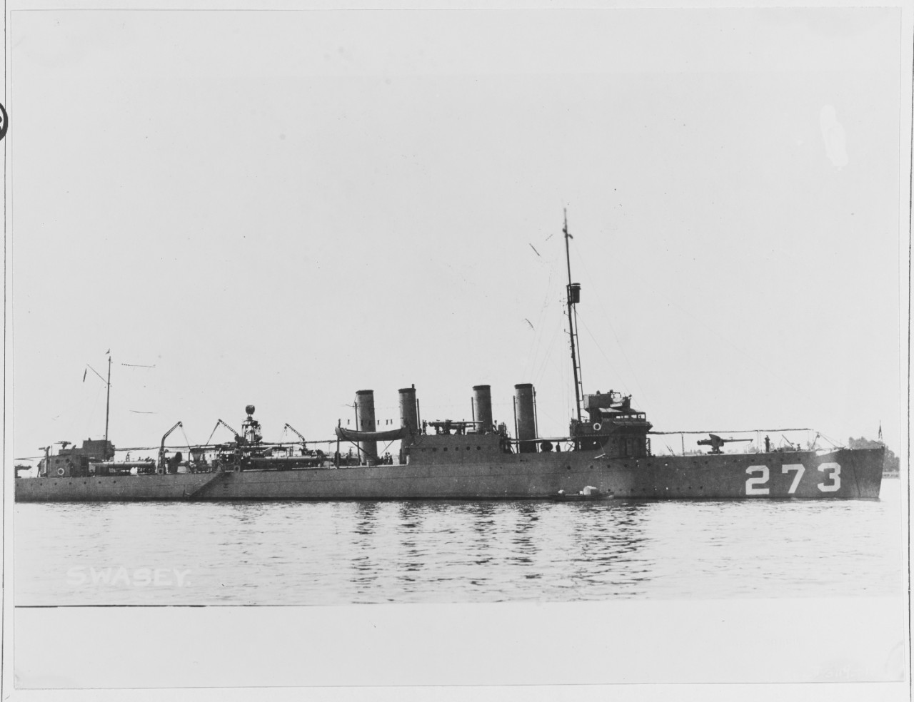 USS SWASEY (DD-273) (1919-1940)