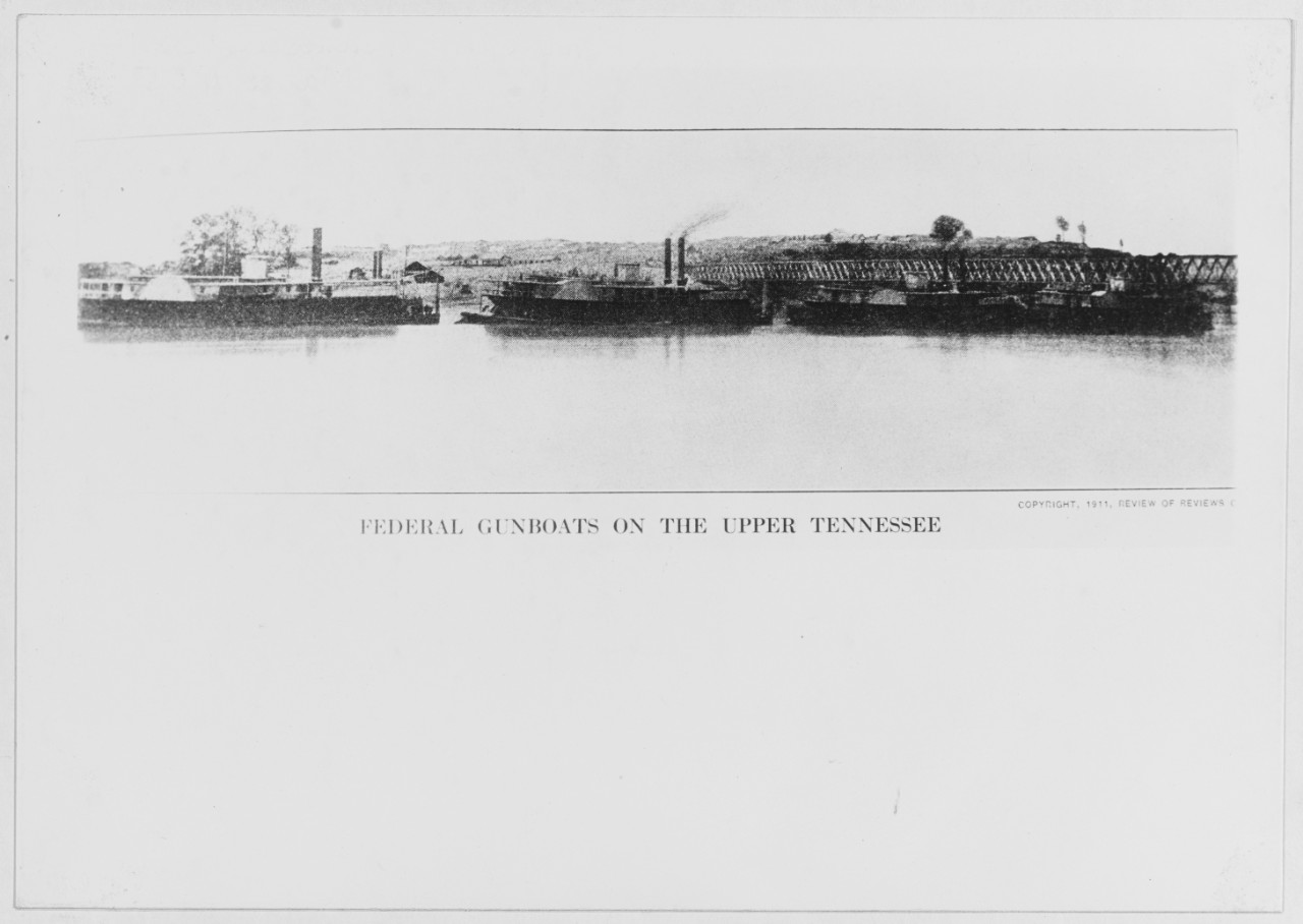 Federal Gunboats on the Upper Tennessee River