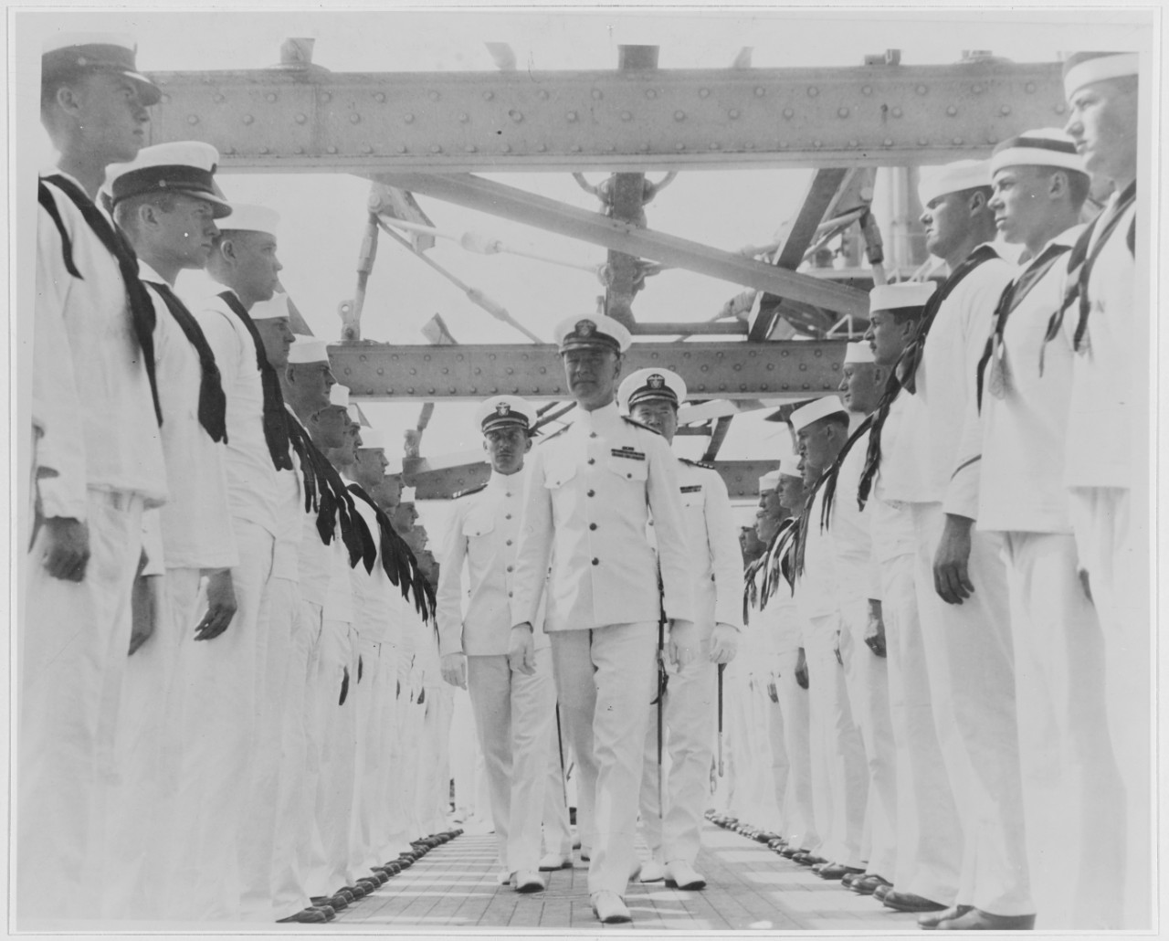 Inspection of Midshipmen and Crew