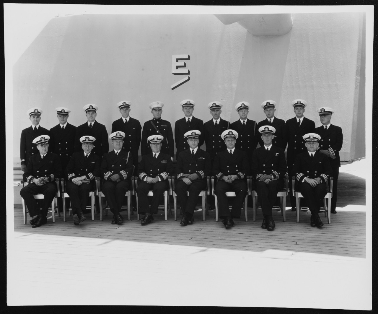 Battleships, Battle Force, U.S. Fleet, Commander and Staff, circa 1938